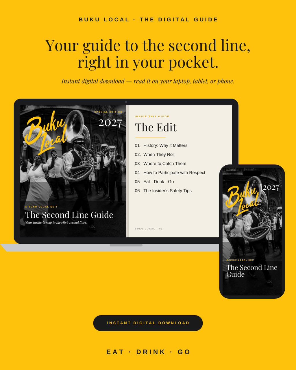 BukuLocal 2026-2027 Guide to Secondlines